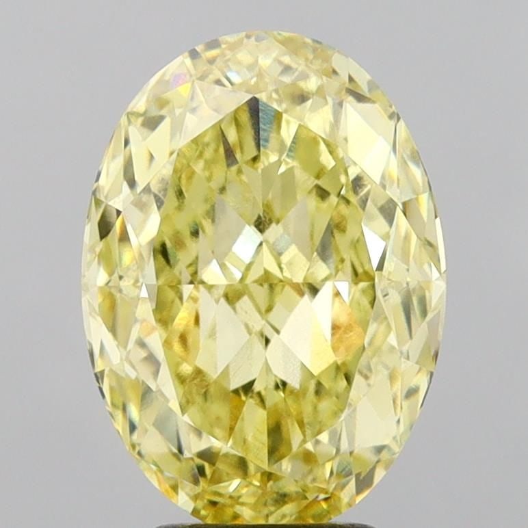 Loose Diamond - OVAL 5.07ct Fancy Intense Yellow VVS2: Loose Diamond - OVAL 5.07ct Fancy Intense Yellow VVS2 Source: This is a real non-mined Diamond that has been grown in a lab Shape: OVAL Carats: 5.07 Color: Fancy Intense Yellow Certification: IGI Vide