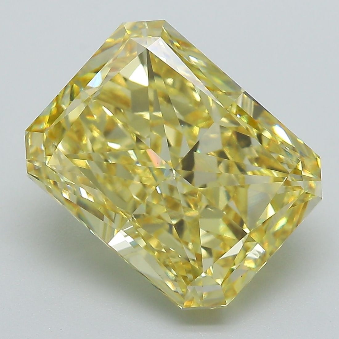 Loose Diamond - RADIANT 6.97ct Fancy Intense Yellow VS1: Loose Diamond - RADIANT 6.97ct Fancy Intense Yellow VS1 Source: This is a real non-mined Diamond that has been grown in a lab Shape: RADIANT Carats: 6.97 Color: Fancy Intense Yellow Certification: IGI