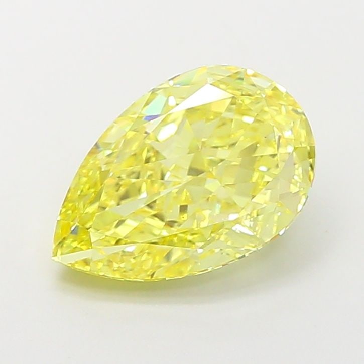 Loose Diamond - PEAR 4.09ct Fancy Intense Yellow VS1: Loose Diamond - PEAR 4.09ct Fancy Intense Yellow VS1 Source: This is a real non-mined Diamond that has been grown in a lab Shape: PEAR Carats: 4.09 Color: Fancy Intense Yellow Certification: IGI Video