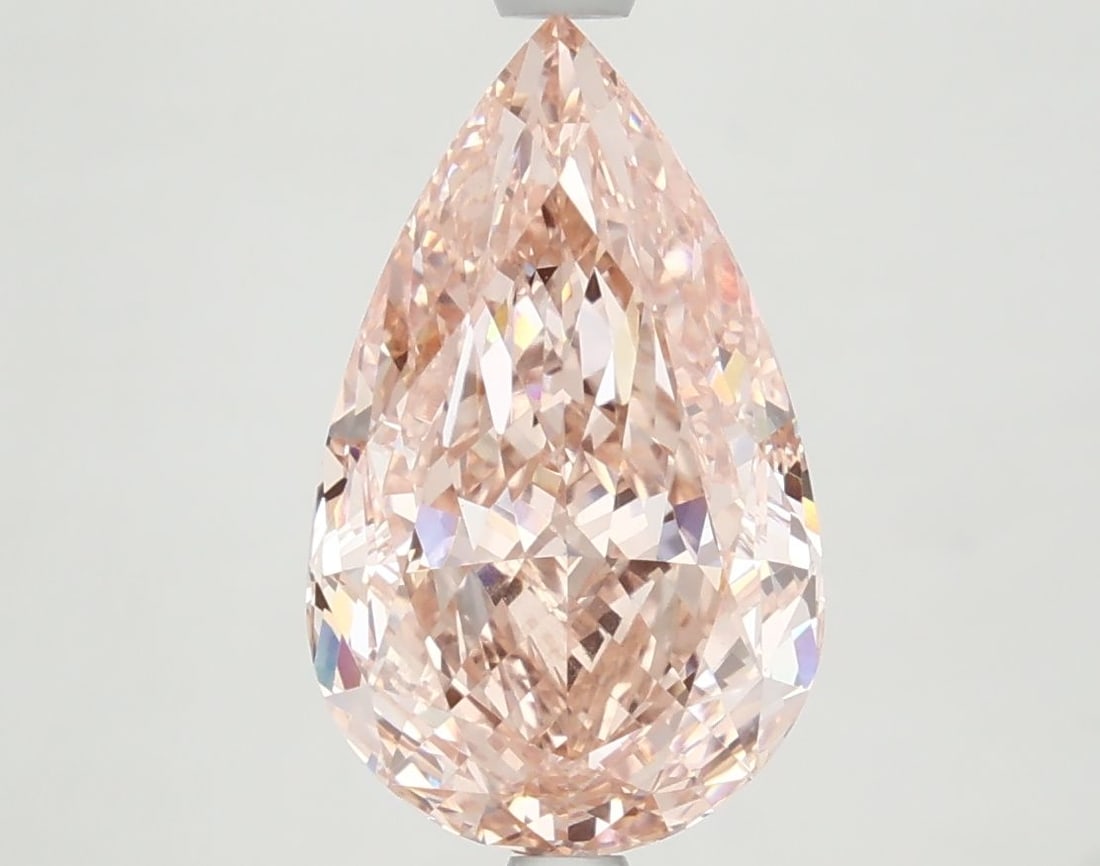 Loose Diamond - PEAR 4.16ct Fancy Intense Pink VVS2: Loose Diamond - PEAR 4.16ct Fancy Intense Pink VVS2 Source: This is a real non-mined Diamond that has been grown in a lab Shape: PEAR Carats: 4.16 Color: Fancy Intense Pink Certification: IGI Video: