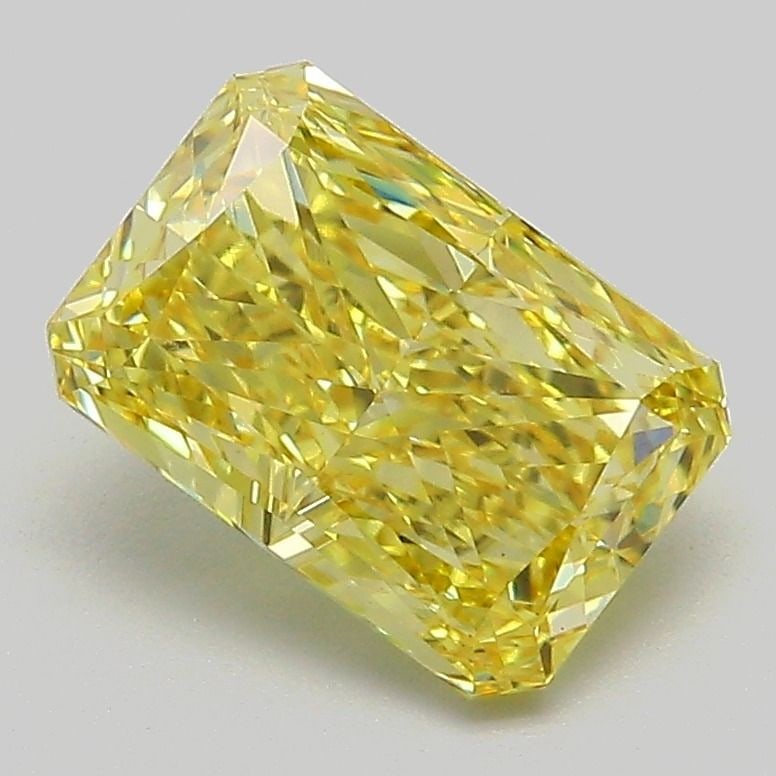 Loose Diamond - RADIANT 2.04ct Fancy Vivid Yellow VS1: Loose Diamond - RADIANT 2.04ct Fancy Vivid Yellow VS1 Source: This is a real non-mined Diamond that has been grown in a lab Shape: RADIANT Carats: 2.04 Color: Fancy Vivid Yellow Certification: IGI Vid