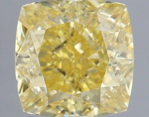 Loose Diamond - CUSHION MODIFIED 1.01ct Fancy Intense Yellow VVS2: Loose Diamond - CUSHION MODIFIED 1.01ct Fancy Intense Yellow VVS2 Source: This is a real non-mined Diamond that has been grown in a lab Shape: CUSHION MODIFIED Carats: 1.01 Color: Fancy Intense Yellow