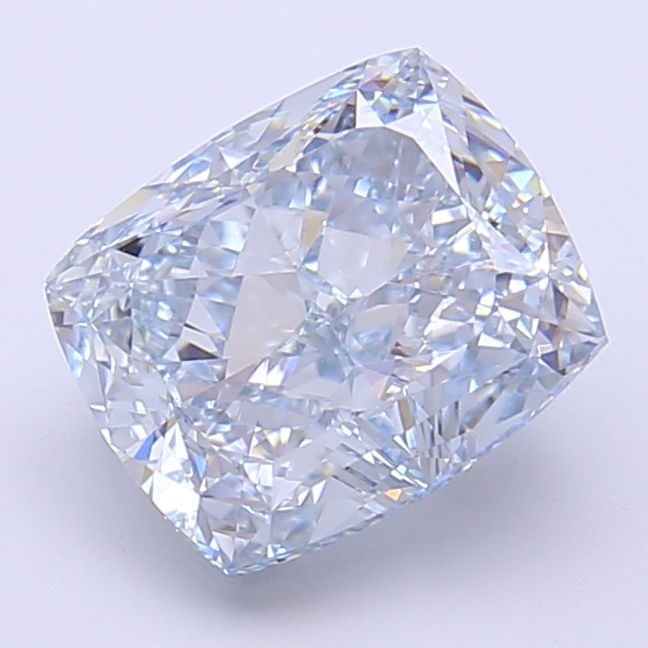 Loose Diamond - CUSHION MODIFIED 3.17ct Fancy Intense Blue VVS2: Loose Diamond - CUSHION MODIFIED 3.17ct Fancy Intense Blue VVS2 Source: This is a real non-mined Diamond that has been grown in a lab Shape: CUSHION MODIFIED Carats: 3.17 Color: Fancy Intense Blue Cer