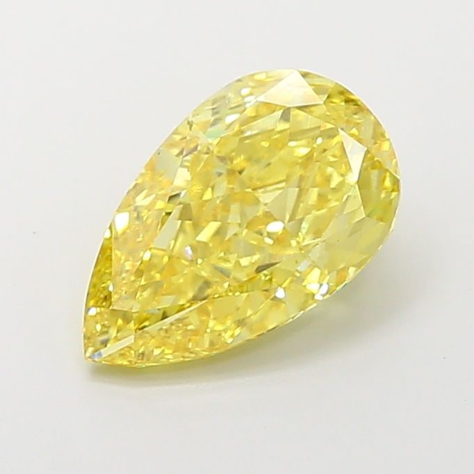 Loose Diamond - PEAR 3.71ct Fancy Vivid Yellow VVS2: Loose Diamond - PEAR 3.71ct Fancy Vivid Yellow VVS2 Source: This is a real non-mined Diamond that has been grown in a lab Shape: PEAR Carats: 3.71 Color: Fancy Vivid Yellow Certification: IGI Video:
