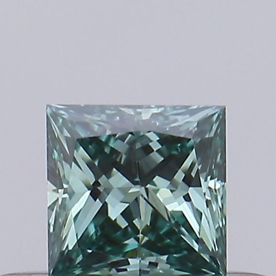 Loose Diamond - PRINCESS 0.21ct Fancy Vivid Green VVS2: Loose Diamond - PRINCESS 0.21ct Fancy Vivid Green VVS2 Source: This is a real non-mined Diamond that has been grown in a lab Shape: PRINCESS Carats: 0.21 Color: Fancy Vivid Green Certification: NONE V