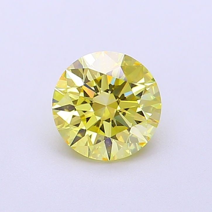 Ideal Loose Diamond - ROUND 1.04ct Fancy Yellow VVS1: Ideal Loose Diamond - ROUND 1.04ct Fancy Yellow VVS1 Source: This is a real non-mined Diamond that has been grown in a lab Shape: ROUND Carats: 1.04 Color: Fancy Yellow Certification: IGI Video: