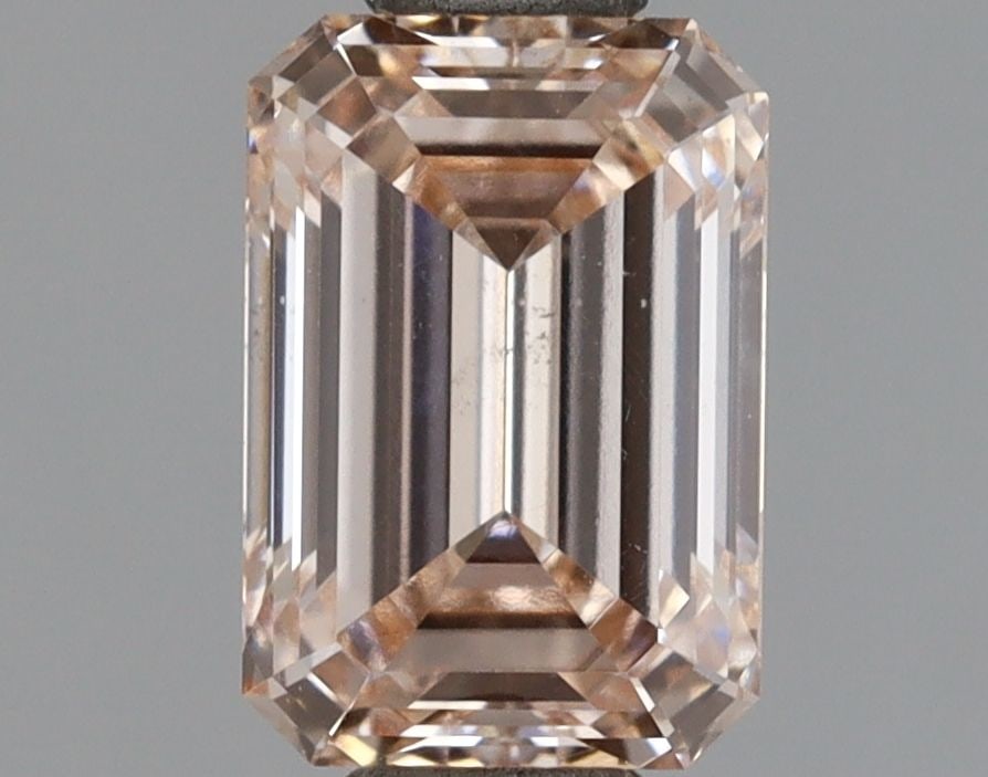 Loose Diamond - EMERALD 1.0ct Fancy Pink VS2: Loose Diamond - EMERALD 1.0ct Fancy Pink VS2 Source: This is a real non-mined Diamond that has been grown in a lab Shape: EMERALD Carats: 1.0 Color: Fancy Pink Certification: IGI Video: