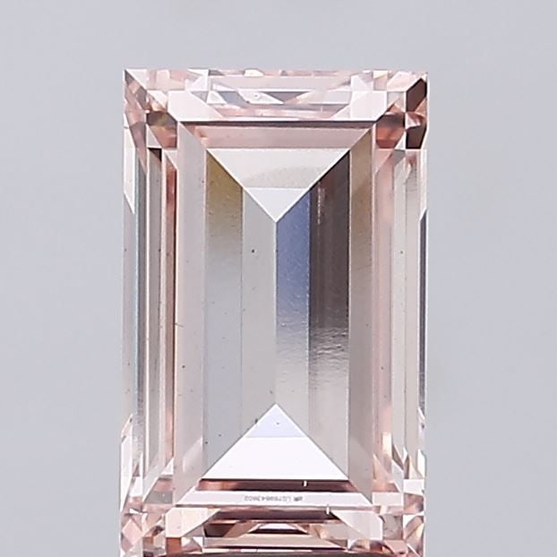 Loose Diamond - BAGUETTE 3.01ct Fancy Brownish Pink VS1: Loose Diamond - BAGUETTE 3.01ct Fancy Brownish Pink VS1 Source: This is a real non-mined Diamond that has been grown in a lab Shape: BAGUETTE Carats: 3.01 Color: Fancy Brownish Pink Certification: IGI
