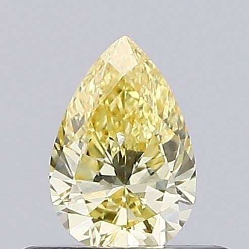 Loose Diamond - PEAR 0.35ct Fancy Vivid Yellow VVS2: Loose Diamond - PEAR 0.35ct Fancy Vivid Yellow VVS2 Source: This is a real non-mined Diamond that has been grown in a lab Shape: PEAR Carats: 0.35 Color: Fancy Vivid Yellow Certification: NONE Video: