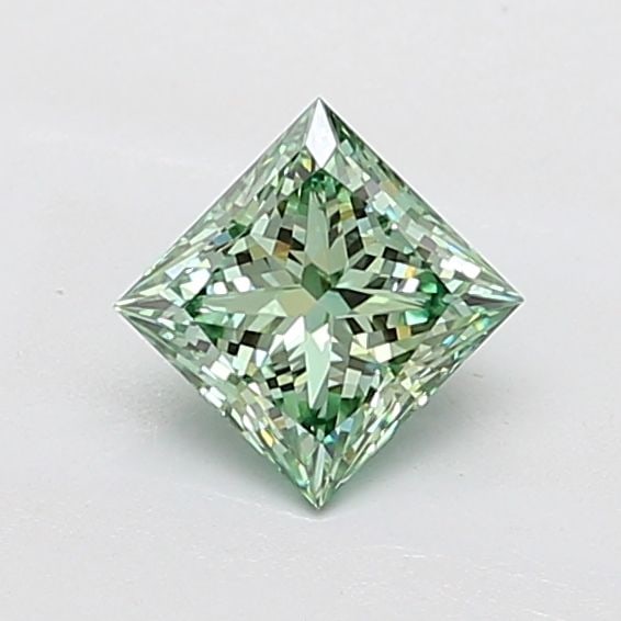 Loose Diamond - PRINCESS 1.01ct Fancy Vivid Green VS2: Loose Diamond - PRINCESS 1.01ct Fancy Vivid Green VS2 Source: This is a real non-mined Diamond that has been grown in a lab Shape: PRINCESS Carats: 1.01 Color: Fancy Vivid Green Certification: IGI Vid