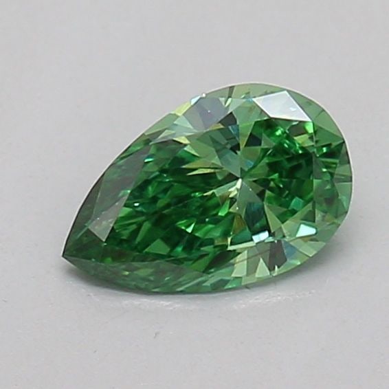Loose Diamond - PEAR 0.28ct Fancy Vivid Green VS1: Loose Diamond - PEAR 0.28ct Fancy Vivid Green VS1 Source: This is a real non-mined Diamond that has been grown in a lab Shape: PEAR Carats: 0.28 Color: Fancy Vivid Green Certification: IGI The Diamond