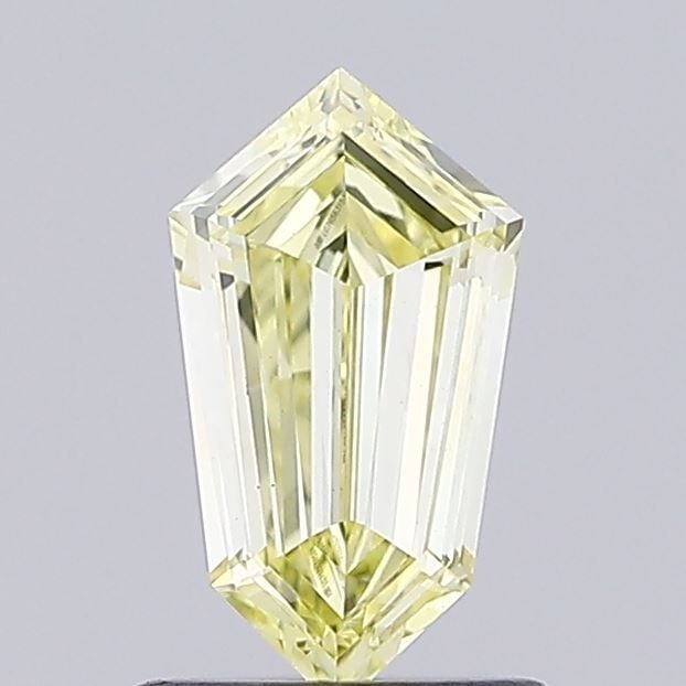 Loose Diamond - HEXAGONAL 0.75ct Fancy Yellow VVS2: Loose Diamond - HEXAGONAL 0.75ct Fancy Yellow VVS2 Source: This is a real non-mined Diamond that has been grown in a lab Shape: HEXAGONAL Carats: 0.75 Color: Fancy Yellow Certification: IGI Video: