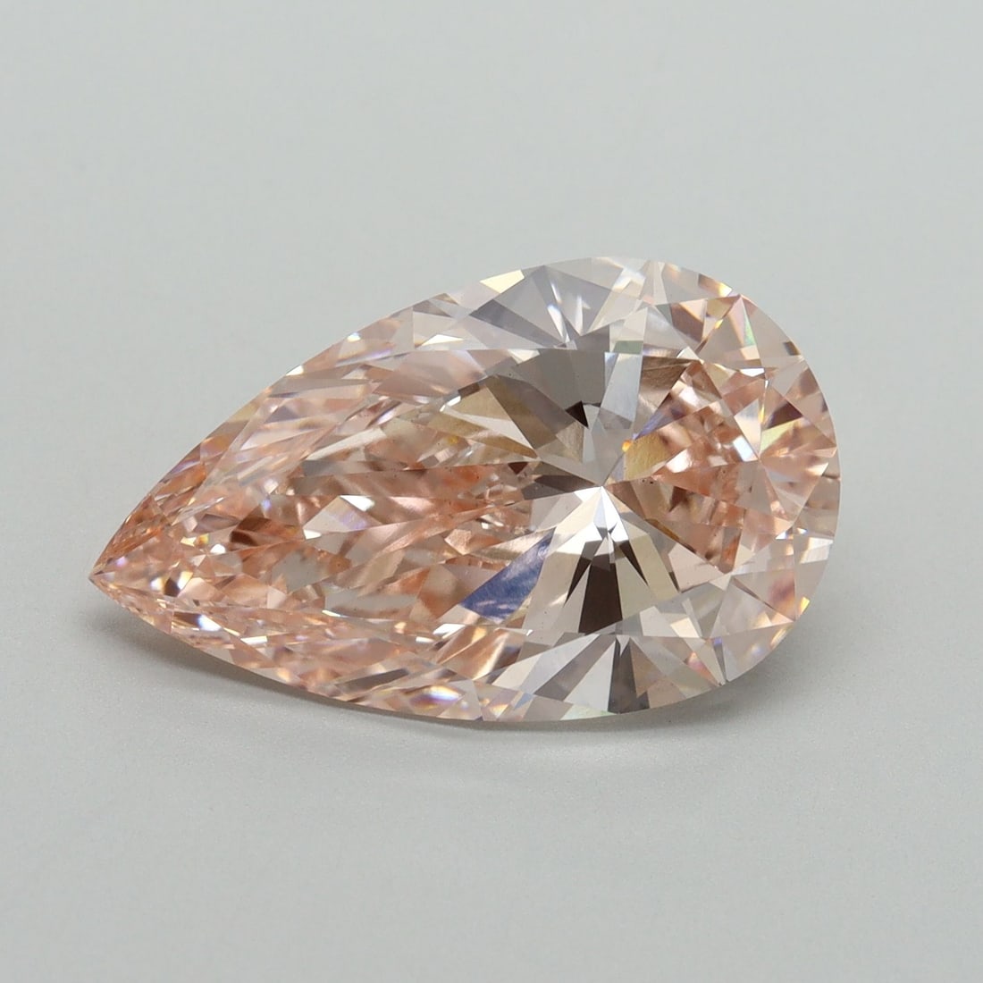 Loose Diamond - PEAR 5.6ct Fancy Intense Pink VS1: Loose Diamond - PEAR 5.6ct Fancy Intense Pink VS1 Source: This is a real non-mined Diamond that has been grown in a lab Shape: PEAR Carats: 5.6 Color: Fancy Intense Pink Certification: IGI Video: