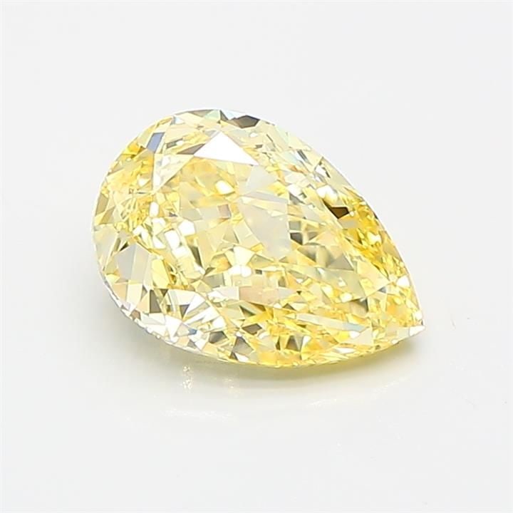 Loose Diamond - PEAR 1.22ct Fancy Intense Yellow VS1: Loose Diamond - PEAR 1.22ct Fancy Intense Yellow VS1 Source: This is a real non-mined Diamond that has been grown in a lab Shape: PEAR Carats: 1.22 Color: Fancy Intense Yellow Certification: IGI Video