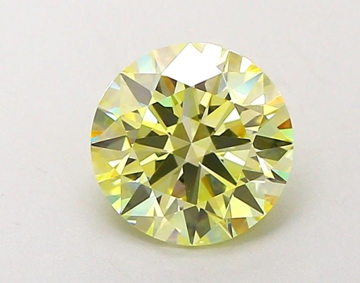 Ideal Loose Diamond - ROUND 1.67ct Fancy Yellow VVS2: Ideal Loose Diamond - ROUND 1.67ct Fancy Yellow VVS2 Source: This is a real non-mined Diamond that has been grown in a lab Shape: ROUND Carats: 1.67 Color: Fancy Yellow Certification: IGI Video: