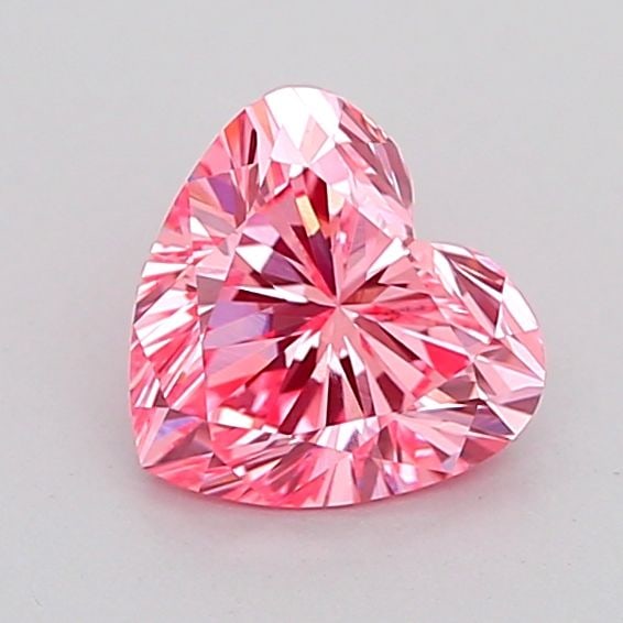 Loose Diamond - HEART 1.07ct Fancy Vivid Pink VS1: Loose Diamond - HEART 1.07ct Fancy Vivid Pink VS1 Source: This is a real non-mined Diamond that has been grown in a lab Shape: HEART Carats: 1.07 Color: Fancy Vivid Pink Certification: IGI Video: