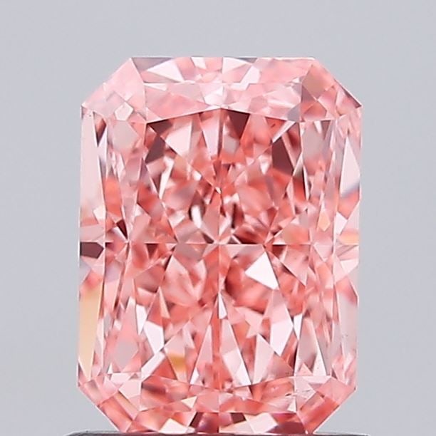 Loose Diamond - RADIANT 1.1ct Fancy Vivid Pink VS1: Loose Diamond - RADIANT 1.1ct Fancy Vivid Pink VS1 Source: This is a real non-mined Diamond that has been grown in a lab Shape: RADIANT Carats: 1.1 Color: Fancy Vivid Pink Certification: IGI Video: