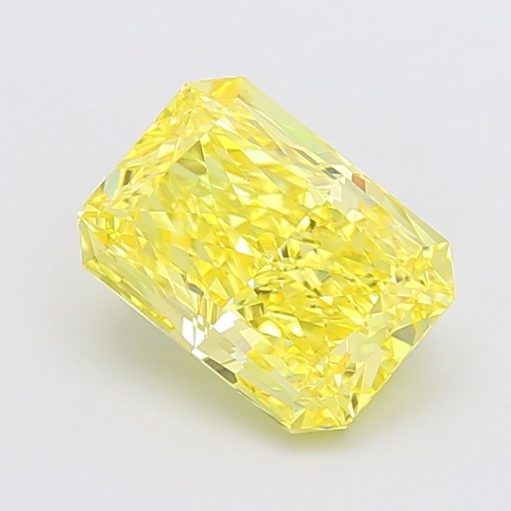 Loose Diamond - RADIANT 4.03ct Fancy Vivid Yellow VS2: Loose Diamond - RADIANT 4.03ct Fancy Vivid Yellow VS2 Source: This is a real non-mined Diamond that has been grown in a lab Shape: RADIANT Carats: 4.03 Color: Fancy Vivid Yellow Certification: IGI Vid