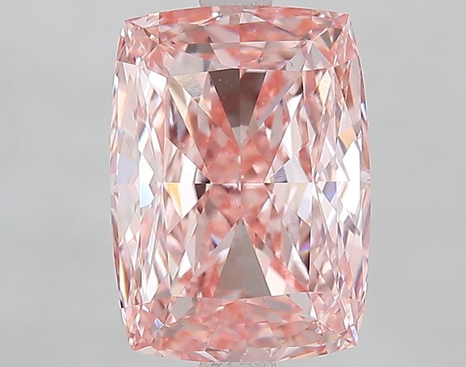 Loose Diamond - CUSHION MODIFIED 3.52ct Fancy Intense Pink VVS2: Loose Diamond - CUSHION MODIFIED 3.52ct Fancy Intense Pink VVS2 Source: This is a real non-mined Diamond that has been grown in a lab Shape: CUSHION MODIFIED Carats: 3.52 Color: Fancy Intense Pink Cer