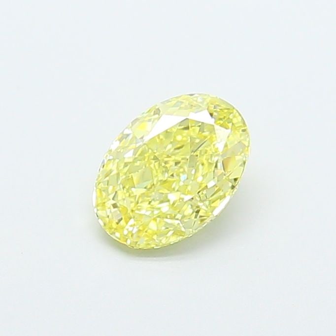 Loose Diamond - OVAL 0.88ct Fancy Intense Yellow VS1: Loose Diamond - OVAL 0.88ct Fancy Intense Yellow VS1 Source: This is a real non-mined Diamond that has been grown in a lab Shape: OVAL Carats: 0.88 Color: Fancy Intense Yellow Certification: IGI Video