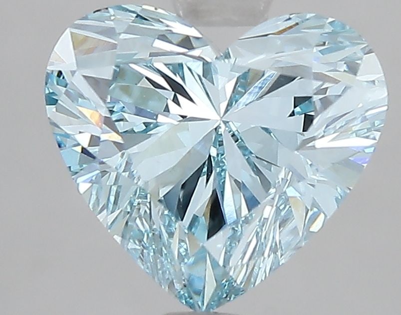 Loose Diamond - HEART 3.0ct Fancy Vivid Blue VS1: Loose Diamond - HEART 3.0ct Fancy Vivid Blue VS1 Source: This is a real non-mined Diamond that has been grown in a lab Shape: HEART Carats: 3.0 Color: Fancy Vivid Blue Certification: IGI The Diamond D