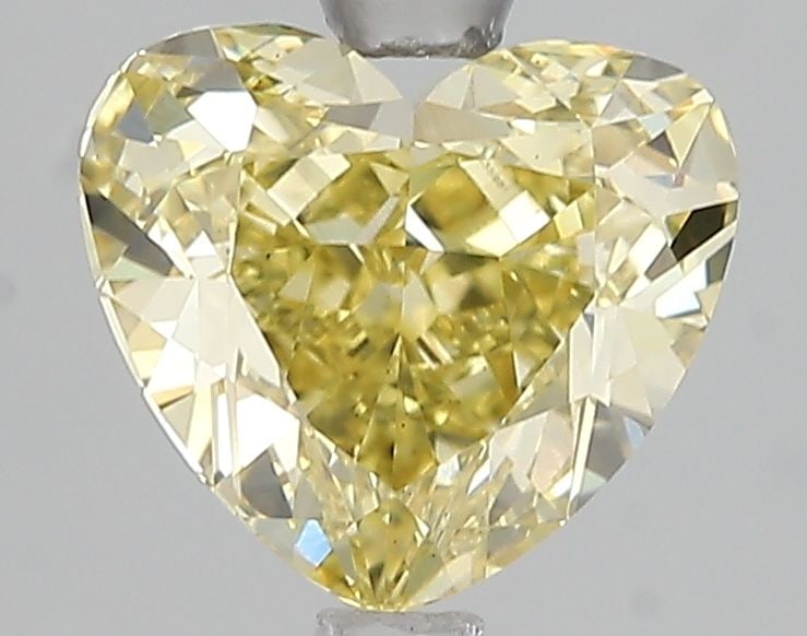 Loose Diamond - HEART 2.5ct Fancy Intense Yellow VS2: Loose Diamond - HEART 2.5ct Fancy Intense Yellow VS2 Source: This is a real non-mined Diamond that has been grown in a lab Shape: HEART Carats: 2.5 Color: Fancy Intense Yellow Certification: IGI Video