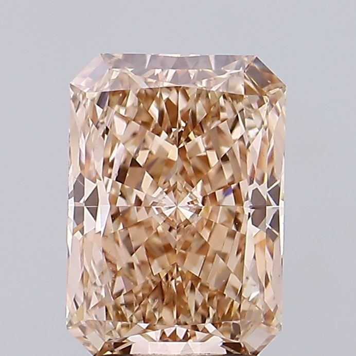 Loose Diamond - RADIANT 2.53ct Fancy Intense Orange VS1: Loose Diamond - RADIANT 2.53ct Fancy Intense Orange VS1 Source: This is a real non-mined Diamond that has been grown in a lab Shape: RADIANT Carats: 2.53 Color: Fancy Intense Orange Certification: NON