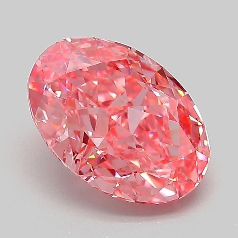 Loose Diamond - OVAL 2.08ct Fancy Vivid Pink VVS2: Loose Diamond - OVAL 2.08ct Fancy Vivid Pink VVS2 Source: This is a real non-mined Diamond that has been grown in a lab Shape: OVAL Carats: 2.08 Color: Fancy Vivid Pink Certification: IGI Video:
