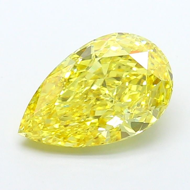 Loose Diamond - PEAR 3.06ct Fancy Vivid Yellow VS1: Loose Diamond - PEAR 3.06ct Fancy Vivid Yellow VS1 Source: This is a real non-mined Diamond that has been grown in a lab Shape: PEAR Carats: 3.06 Color: Fancy Vivid Yellow Certification: IGI Video: