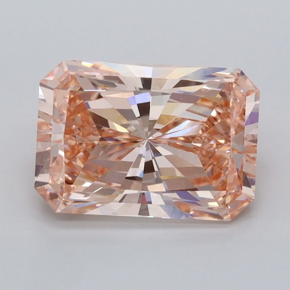 Loose Diamond - RADIANT 3.04ct Fancy Vivid Pink VS1: Loose Diamond - RADIANT 3.04ct Fancy Vivid Pink VS1 Source: This is a real non-mined Diamond that has been grown in a lab Shape: RADIANT Carats: 3.04 Color: Fancy Vivid Pink Certification: IGI Video:
