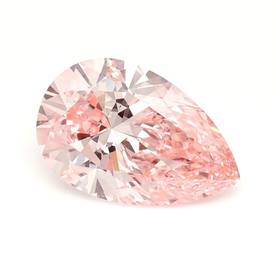 Loose Diamond - PEAR 2.02ct Fancy Vivid Pink VS1: Loose Diamond - PEAR 2.02ct Fancy Vivid Pink VS1 Source: This is a real non-mined Diamond that has been grown in a lab Shape: PEAR Carats: 2.02 Color: Fancy Vivid Pink Certification: IGI Video: