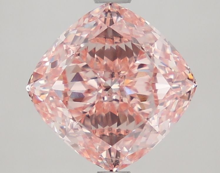 Loose Diamond - CUSHION MODIFIED 2.41ct Fancy Intense Pink VVS2: Loose Diamond - CUSHION MODIFIED 2.41ct Fancy Intense Pink VVS2 Source: This is a real non-mined Diamond that has been grown in a lab Shape: CUSHION MODIFIED Carats: 2.41 Color: Fancy Intense Pink Cer
