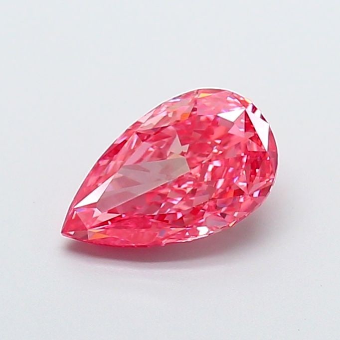 Loose Diamond - PEAR 2.0ct Fancy Vivid Pink VVS2: Loose Diamond - PEAR 2.0ct Fancy Vivid Pink VVS2 Source: This is a real non-mined Diamond that has been grown in a lab Shape: PEAR Carats: 2.0 Color: Fancy Vivid Pink Certification: IGI Video: