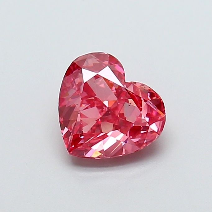Loose Diamond - HEART 1.54ct Fancy Vivid Pink VS2: Loose Diamond - HEART 1.54ct Fancy Vivid Pink VS2 Source: This is a real non-mined Diamond that has been grown in a lab Shape: HEART Carats: 1.54 Color: Fancy Vivid Pink Certification: IGI Video: