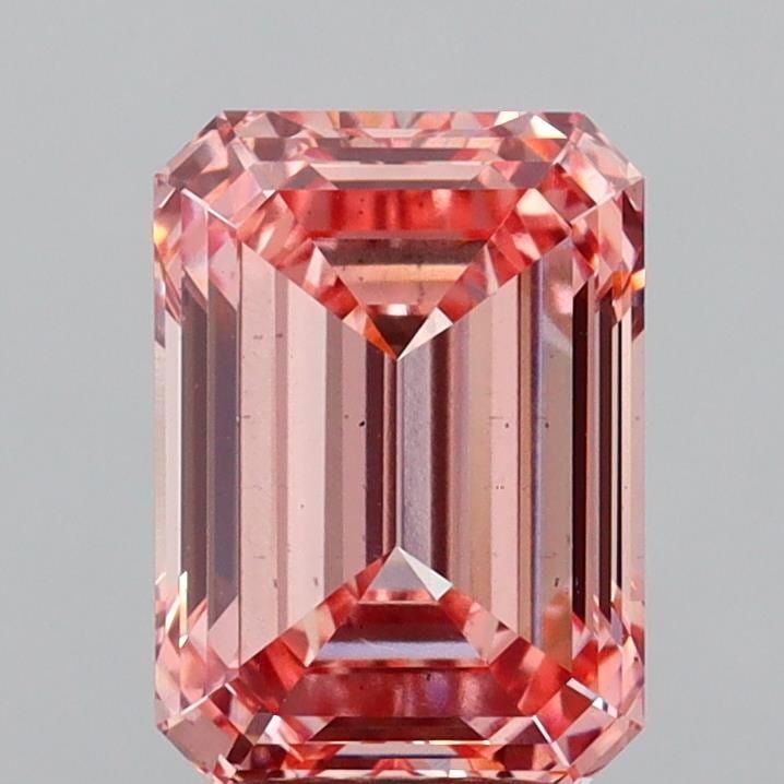 Loose Diamond - EMERALD 3.19ct Fancy Intense Pink VS2: Loose Diamond - EMERALD 3.19ct Fancy Intense Pink VS2 Source: This is a real non-mined Diamond that has been grown in a lab Shape: EMERALD Carats: 3.19 Color: Fancy Intense Pink Certification: IGI Vid