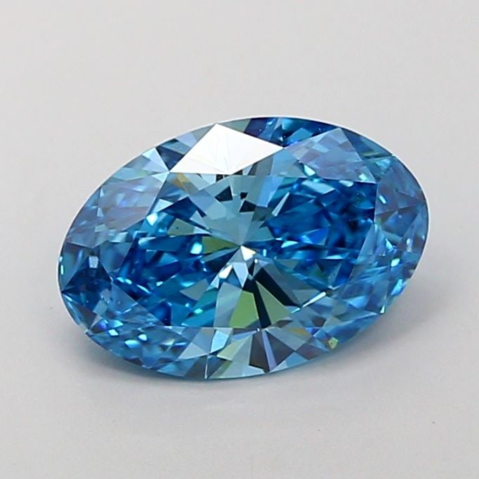 Loose Diamond - OVAL 2.01ct Fancy Vivid Blue VS1: Loose Diamond - OVAL 2.01ct Fancy Vivid Blue VS1 Source: This is a real non-mined Diamond that has been grown in a lab Shape: OVAL Carats: 2.01 Color: Fancy Vivid Blue Certification: IGI Video:
