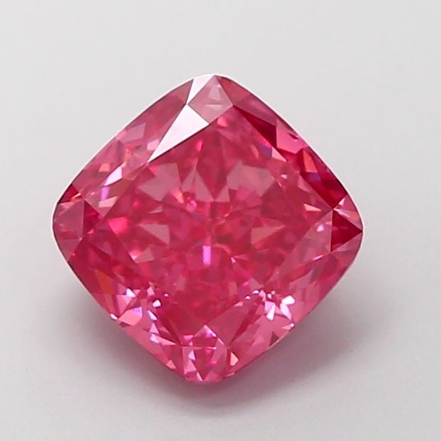 Loose Diamond - CUSHION BRILLIANT 2.08ct Fancy Vivid Pink VS1: Loose Diamond - CUSHION BRILLIANT 2.08ct Fancy Vivid Pink VS1 Source: This is a real non-mined Diamond that has been grown in a lab Shape: CUSHION BRILLIANT Carats: 2.08 Color: Fancy Vivid Pink Certif