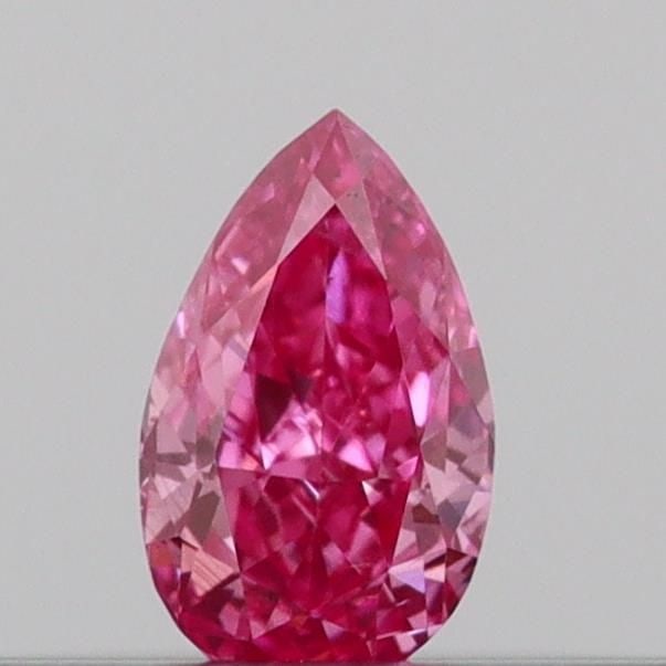 Loose Diamond - PEAR 0.1ct Fancy Vivid Pink VS2: Loose Diamond - PEAR 0.1ct Fancy Vivid Pink VS2 Source: This is a real non-mined Diamond that has been grown in a lab Shape: PEAR Carats: 0.1 Color: Fancy Vivid Pink Certification: IGI Video: