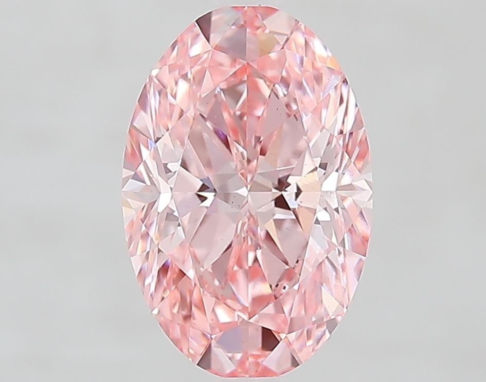 Loose Diamond - OVAL 2.41ct Fancy Vivid Pink VS1: Loose Diamond - OVAL 2.41ct Fancy Vivid Pink VS1 Source: This is a real non-mined Diamond that has been grown in a lab Shape: OVAL Carats: 2.41 Color: Fancy Vivid Pink Certification: IGI Video: