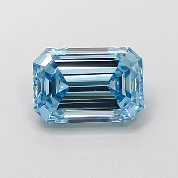 Loose Diamond - EMERALD 1.09ct Fancy Intense Blue VVS2: Loose Diamond - EMERALD 1.09ct Fancy Intense Blue VVS2 Source: This is a real non-mined Diamond that has been grown in a lab Shape: EMERALD Carats: 1.09 Color: Fancy Intense Blue Certification: IGI Vi