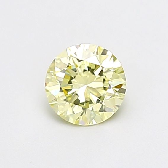 Loose Diamond - ROUND 0.71ct Fancy Light Yellow VS1: Loose Diamond - ROUND 0.71ct Fancy Light Yellow VS1 Source: This is a real non-mined Diamond that has been grown in a lab Shape: ROUND Carats: 0.71 Color: Fancy Light Yellow Certification: IGI Video:
