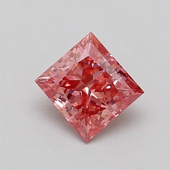 Loose Diamond - PRINCESS 0.53ct Fancy Vivid Pink SI1: Loose Diamond - PRINCESS 0.53ct Fancy Vivid Pink SI1 Source: This is a real non-mined Diamond that has been grown in a lab Shape: PRINCESS Carats: 0.53 Color: Fancy Vivid Pink Certification: IGI Video