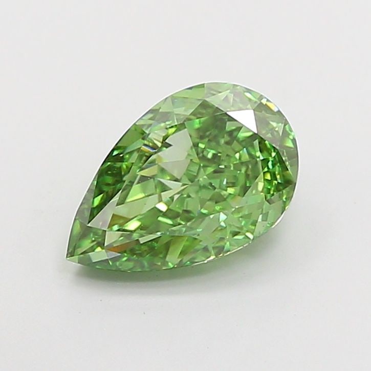 Loose Diamond - PEAR 2.01ct Fancy Vivid Green VS1: Loose Diamond - PEAR 2.01ct Fancy Vivid Green VS1 Source: This is a real non-mined Diamond that has been grown in a lab Shape: PEAR Carats: 2.01 Color: Fancy Vivid Green Certification: IGI Video: