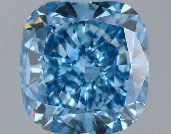 Loose Diamond - CUSHION MODIFIED 0.97ct Fancy Vivid Blue VS1: Loose Diamond - CUSHION MODIFIED 0.97ct Fancy Vivid Blue VS1 Source: This is a real non-mined Diamond that has been grown in a lab Shape: CUSHION MODIFIED Carats: 0.97 Color: Fancy Vivid Blue Certific