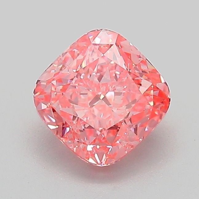 Loose Diamond - CUSHION MODIFIED 1.05ct Fancy Vivid Pink VVS2: Loose Diamond - CUSHION MODIFIED 1.05ct Fancy Vivid Pink VVS2 Source: This is a real non-mined Diamond that has been grown in a lab Shape: CUSHION MODIFIED Carats: 1.05 Color: Fancy Vivid Pink Certifi