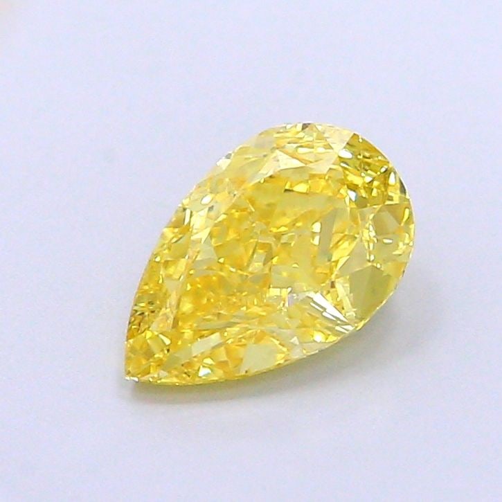 Loose Diamond - PEAR 1.29ct Fancy Intense Yellow VVS2: Loose Diamond - PEAR 1.29ct Fancy Intense Yellow VVS2 Source: This is a real non-mined Diamond that has been grown in a lab Shape: PEAR Carats: 1.29 Color: Fancy Intense Yellow Certification: IGI Vide