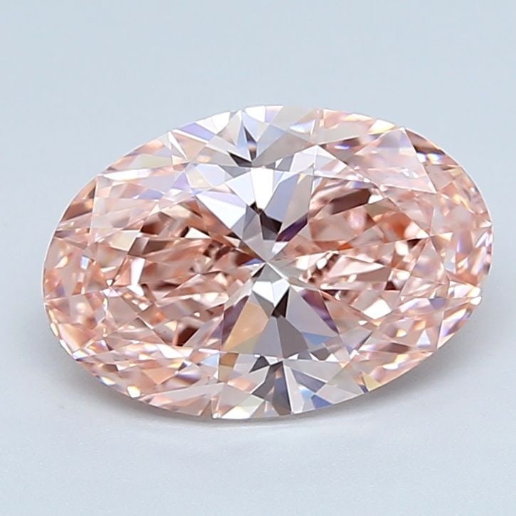 Loose Diamond - OVAL 3.0ct Fancy Vivid Pink VS1: Loose Diamond - OVAL 3.0ct Fancy Vivid Pink VS1 Source: This is a real non-mined Diamond that has been grown in a lab Shape: OVAL Carats: 3.0 Color: Fancy Vivid Pink Certification: IGI Video:
