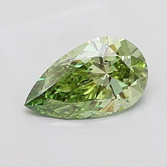 Loose Diamond - PEAR 1.0ct Fancy Vivid Green VVS2: Loose Diamond - PEAR 1.0ct Fancy Vivid Green VVS2 Source: This is a real non-mined Diamond that has been grown in a lab Shape: PEAR Carats: 1.0 Color: Fancy Vivid Green Certification: IGI Video: