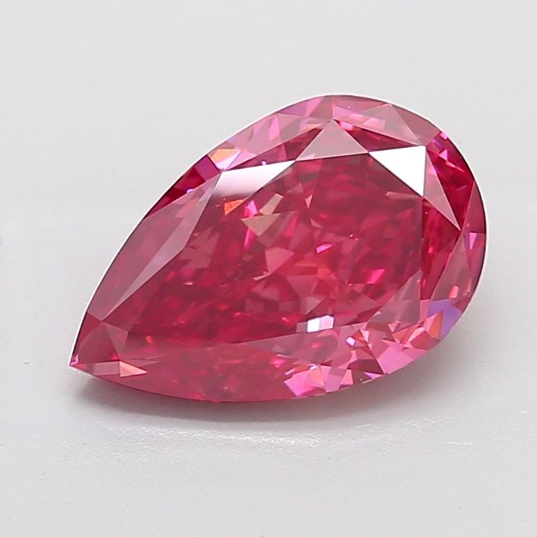 Loose Diamond - PEAR 4.15ct Fancy Vivid Red VS1 (1 of 1)