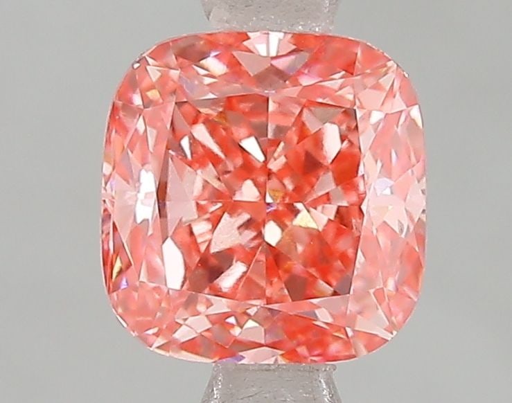 Loose Diamond - CUSHION MODIFIED 1.5ct Fancy Vivid Pink VS2: Loose Diamond - CUSHION MODIFIED 1.5ct Fancy Vivid Pink VS2 Source: This is a real non-mined Diamond that has been grown in a lab Shape: CUSHION MODIFIED Carats: 1.5 Color: Fancy Vivid Pink Certificat